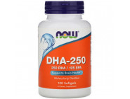 DHA 250 NOW Foods (120 капсул)