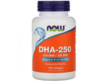 DHA 250 NOW Foods (120 капсул)