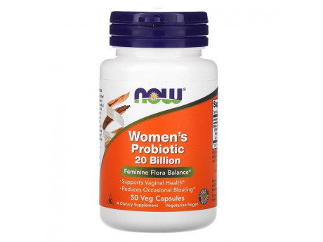 Women's Probiotic 20 Billion NOW Foods (50 вег капсул)