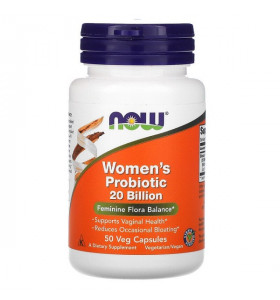 Women's Probiotic 20 Billion NOW Foods (50 вег капсул)
