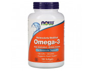 Omega-3 Mini Gels 500 mg NOW Foods (180 капсул)