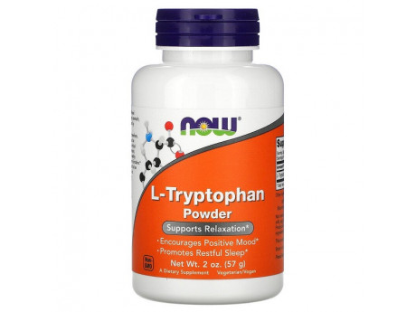L-Tryptophan Powder NOW Foods (57 грамм)