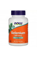 SELENIUM 200 мкг NOW Foods (90 вег капсул)