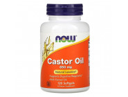 Castor Oil 650 мг NOW Foods (120 капсул)
