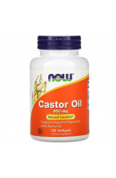 Castor Oil 650 мг NOW Foods (120 капсул)