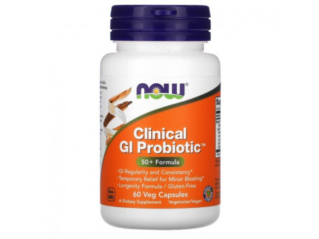 Clinical GI Probiotic NOW Foods (60 вег капсул)
