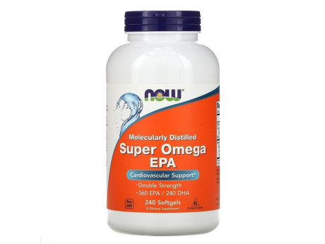Super Omega EPA 1200 mg NOW (240 капсул)