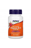 Vitamin D3 2000 IU NOW Foods (120 капсул)
