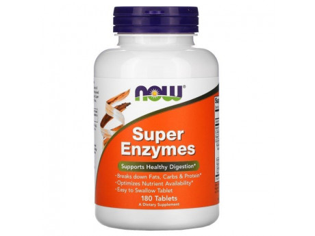 Super Enzymes NOW Foods (180 пігулок)