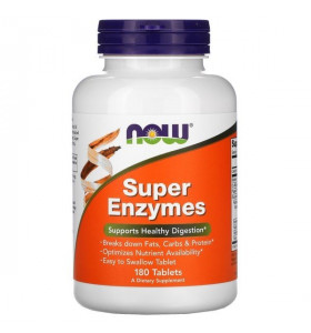 Super Enzymes NOW Foods (180 пігулок)