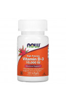 Vitamin D3 10000 IU NOW Foods (120 капсул)