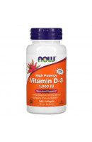 Vitamin D3 1000 IU NOW Foods (360 капсул)