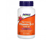 Vitamin D3 1000 IU NOW Foods (180 капсул)