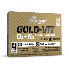 Gold D3+K2 2000 Sport Edition Olimp (60 капсул)