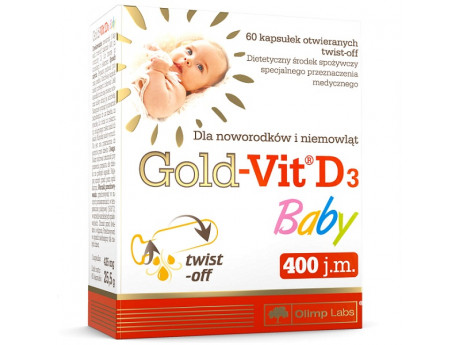 Gold Vit D3 Baby Olimp (60 капсул)