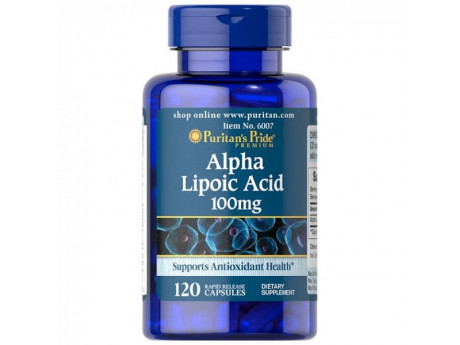 Alpha Lipoic Acid 100 мг Puritan's Pride (120 капсул)
