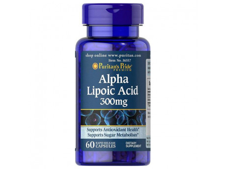Alpha Lipoic Acid 300 мг Puritan's Pride (60 капсул)