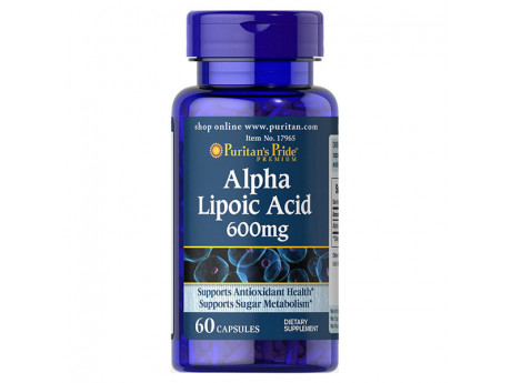 Alpha Lipoic Acid 600 мг Puritan's Pride (60 капсул)
