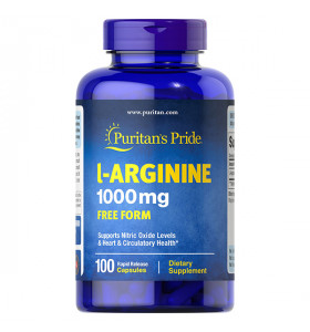 L-Arginine 1000 мг Puritan's Pride (100 таблеток)