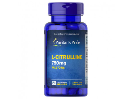 Citrulline 750 мг Puritan's Pride (60 капсул)