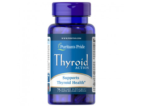 Thyroid Action Puritan's Pride (75 капсул)