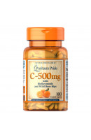 Vitamin C 500 мг with Bioflavonoids & Rose Hips Puritan's Pride (100 таблеток)