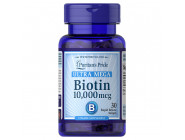 Biotin 10 000 мкг Puritan's Pride (30 капсул)