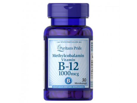 Methylcobalamin Vitamin B-12 1000 мкг Puritan's Pride (30 таблеток)