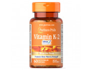 Vitamin K-2 (MenaQ7) 50 мкг Puritan's Pride (60 капсул)