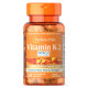 Vitamin K-2 (MenaQ7) 100 мкг Puritan's Pride (30 капсул)