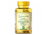 Vitamin D3 10,000 IU Puritan's Pride (200 капсул)