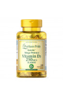 Vitamin D3 10 000 IU Puritan's Pride (200 капсул)