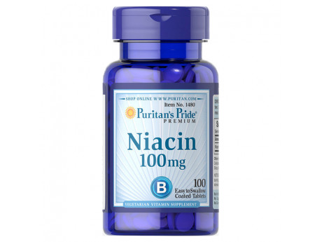 Niacin 100 мг Puritan's Pride (100 таблеток)