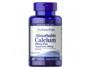 Absorbable Calcium 600 мг plus Magnesium 300 мг Puritan's Pride (60 капсул)