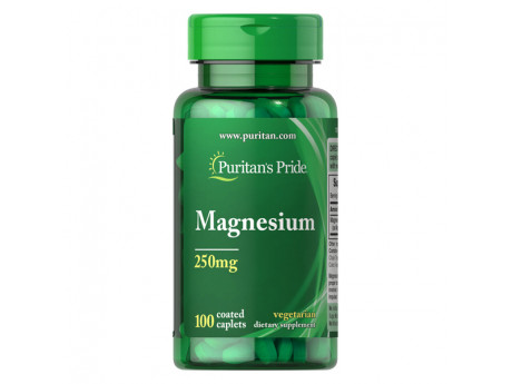 Magnesium 250 мг Puritan's Pride (100 таблеток)