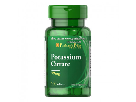 Potassium Citrate 99 мг Puritan's Pride (100 таблеток)