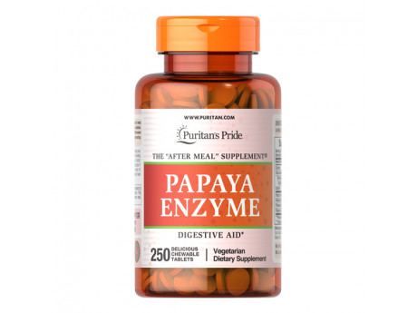 Papaya Enzyme Puritan's Pride (250 таблеток)