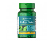 Ginkgo Biloba Standardized Extract 120 мг Puritan's Pride (30 капсул)