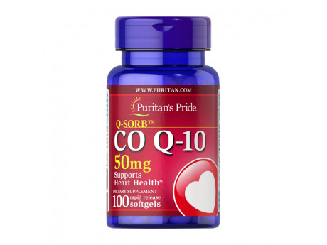 Q-Sorb CO Q-10 50 мг Puritan's Pride (100 капсул)