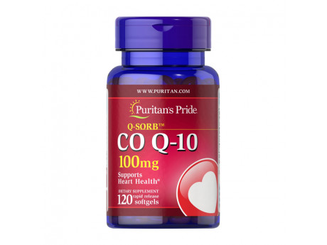 Q-Sorb CO Q-10 100 мг Puritan's Pride (120 капсул)