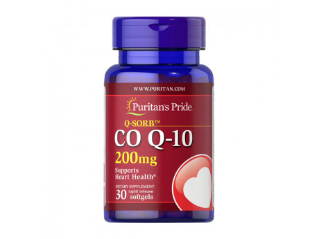 Q-Sorb Co Q-10 200 мг Puritan's Pride (30 капсул)