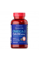 Omega-3 Fish Oil 1000 мг 300 мг Active Omega-3 Puritan's Pride (250 капсул)