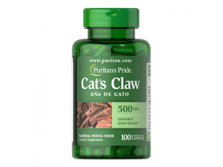 Cat's Claw 500 мг Puritan's Pride (100 капсул)