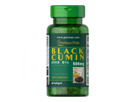 Black Cumin Seed Oil 500 мг Puritan's Pride (60 капсул)