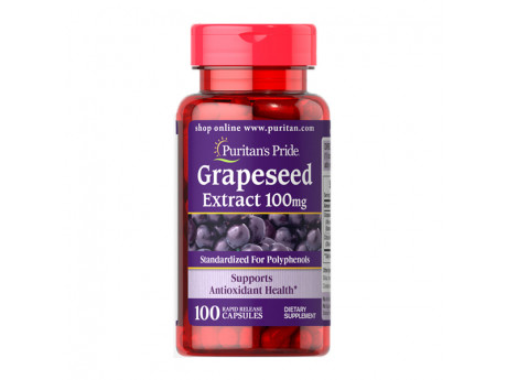 Grapeseed Extract 100 мг Puritan's Pride (100 капсул)