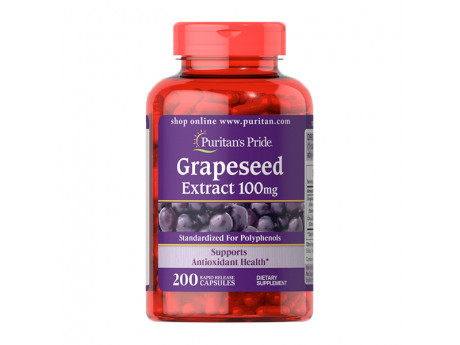 Grapeseed Extract 100 мг Puritan's Pride (200 капсул)