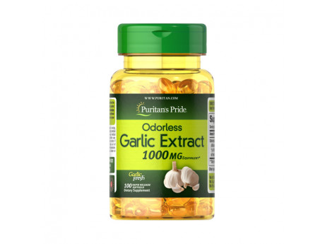 Odorless Garlic 1000 мг Puritan's Pride (100 капсул)