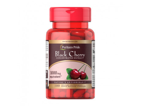Black Cherry Extract 1000 мг Puritan's Pride (100 капсул)