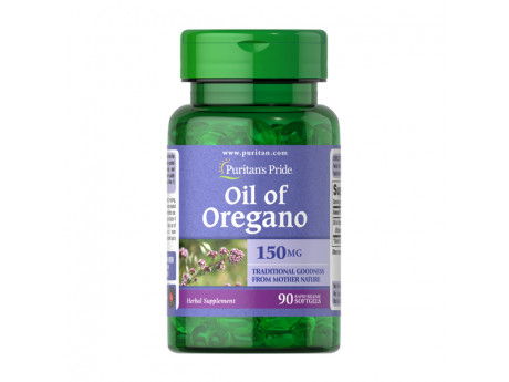 Oil of Oregano Extract 150 мг Puritan's Pride (90 капсул)