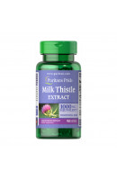Milk Thistle 4:1 Extract 1000 мг Silymarin Puritan's Pride (90 капсул)